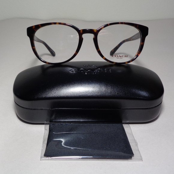 Coach HC6102 Dark Tortoise New Women's Eyeglass Frames Eyeglasses - Picture 1 of 14